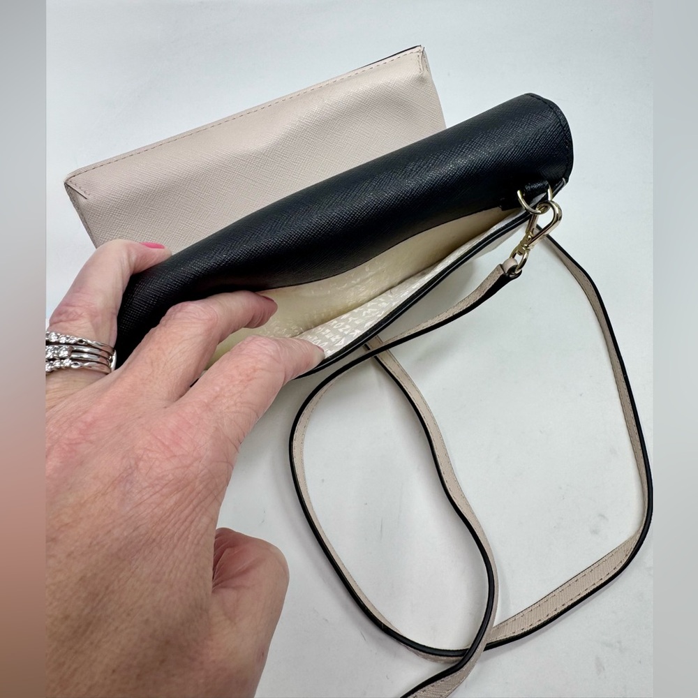 Kate Spade Black and Cream Crossbody Bag - Picture 5 of 7